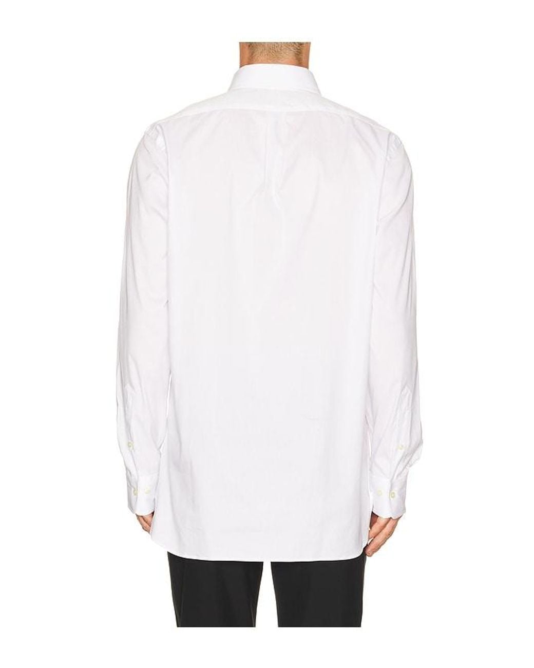 Polo Ralph Lauren White Pinpoint Dress Shirt for men