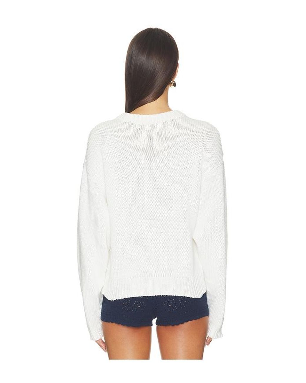 Ciao Lucia White Josette Pullover