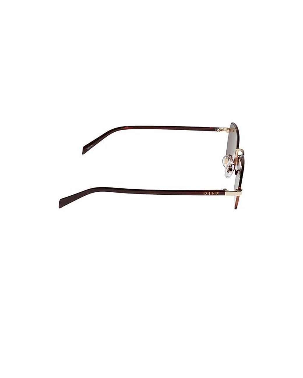 DIFF Brown Sonnenbrille Rachael Kirkonnell