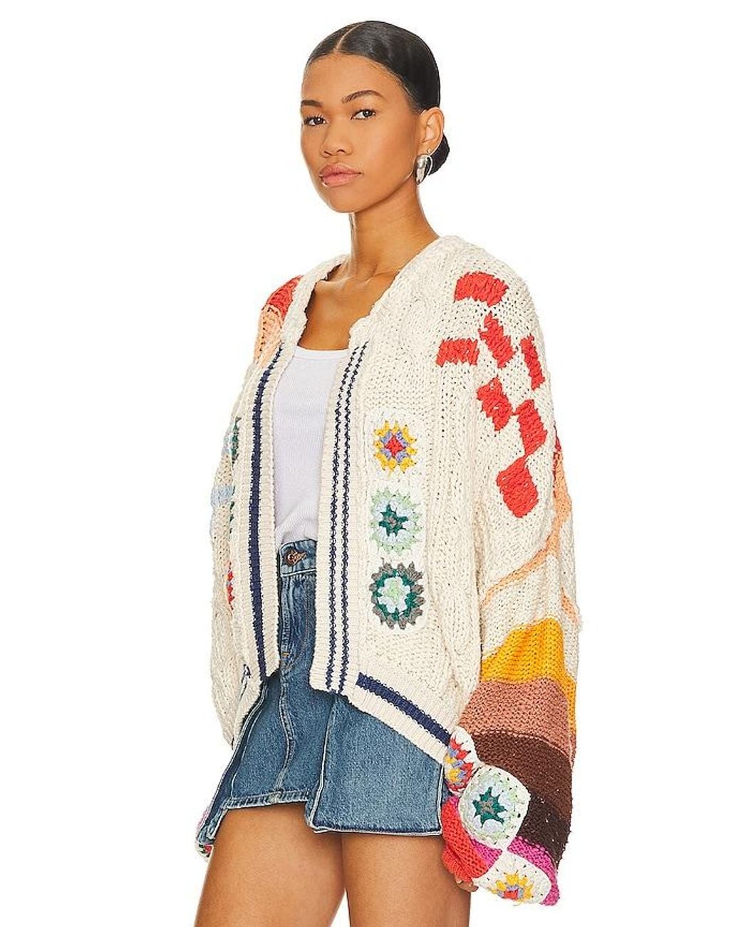 Free People Multicolor Clear Skies Cardi