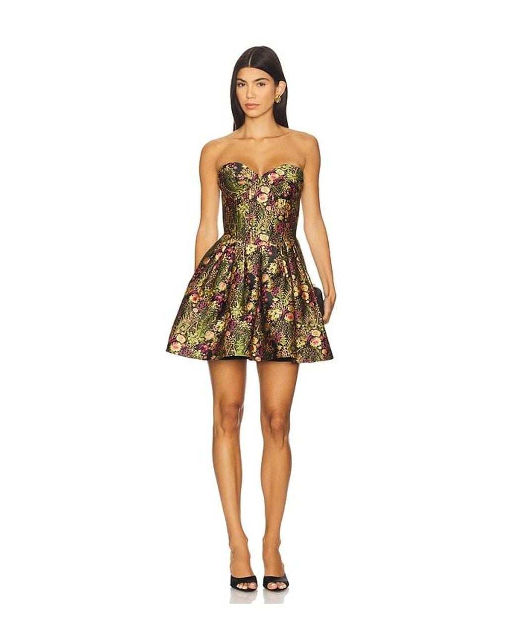 Elliatt Multicolor Cindy Strapless Mini Dress