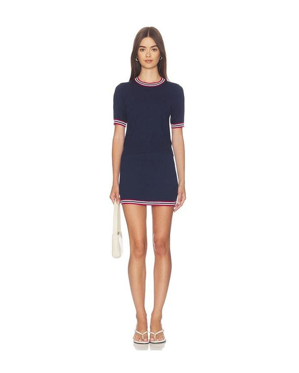 Amanda Uprichard Blue Maia Skort
