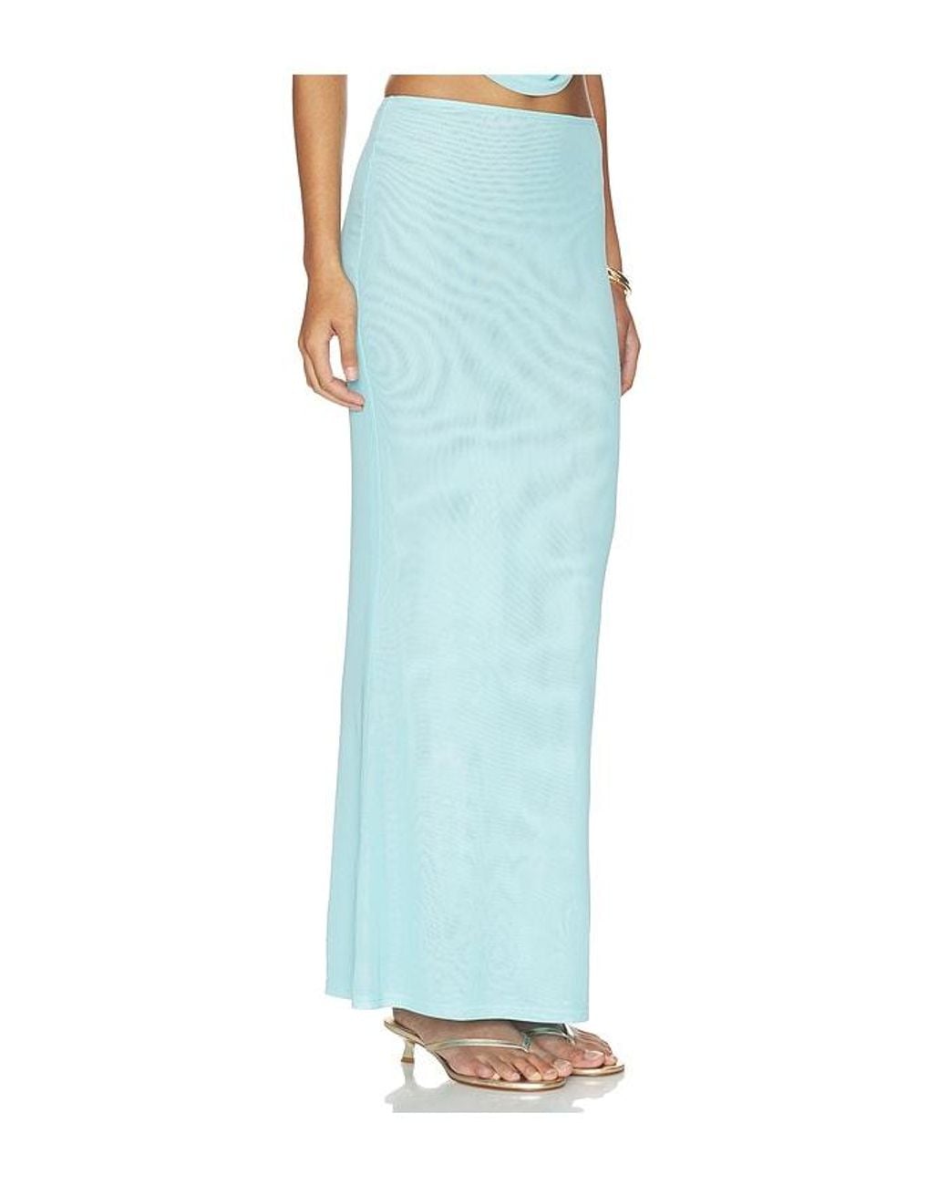 superdown Blue Saylor Maxi Skirt