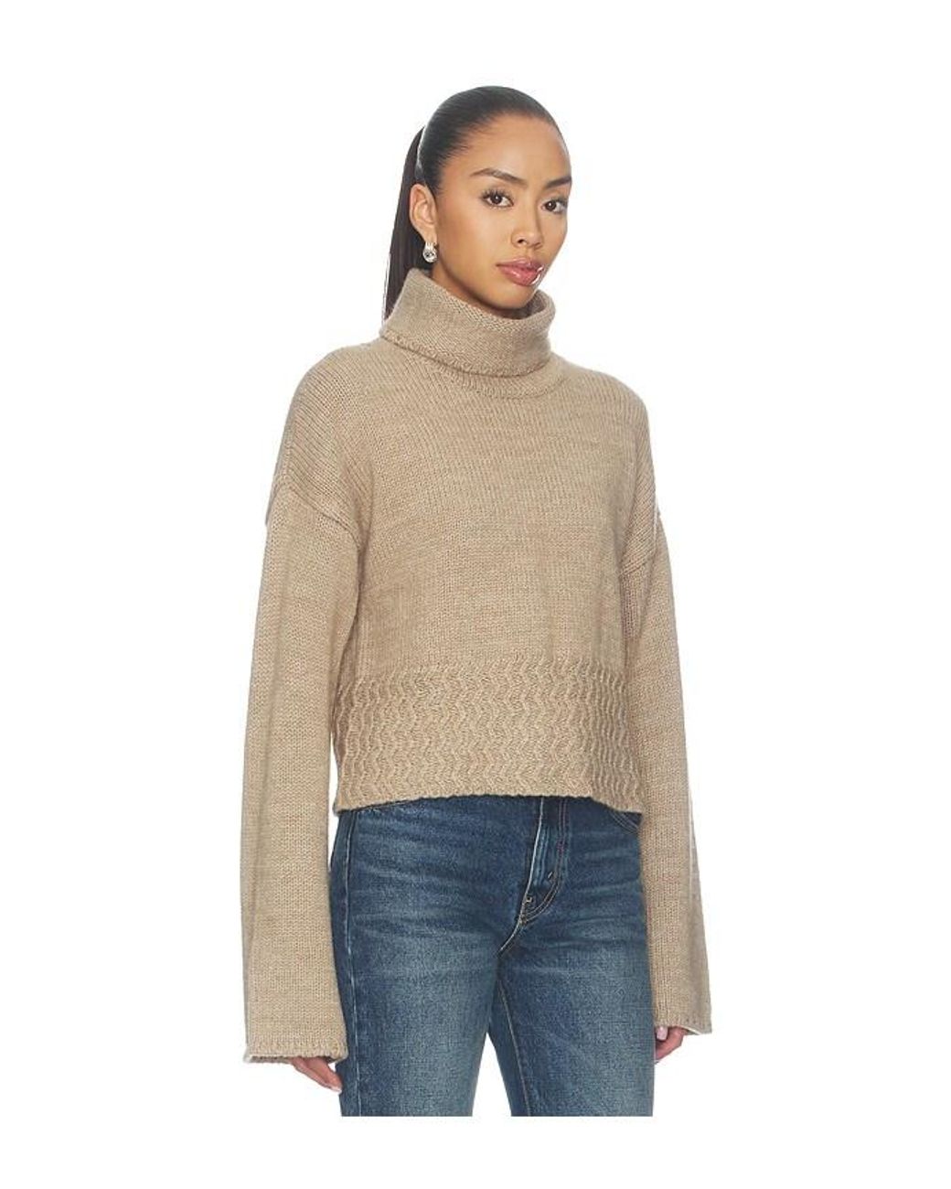 Tularosa Blue Viktoria Funnel Neck Pullover