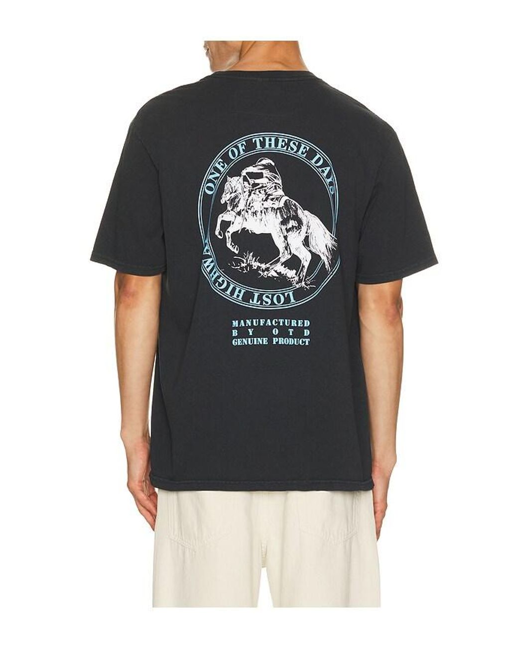 One Of These Days Black Milling Co Tee Shirt for men