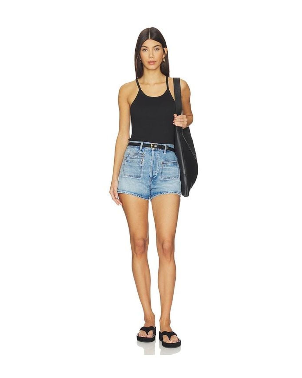 Citizens of Humanity Blue Marlow Welt Pocket Short