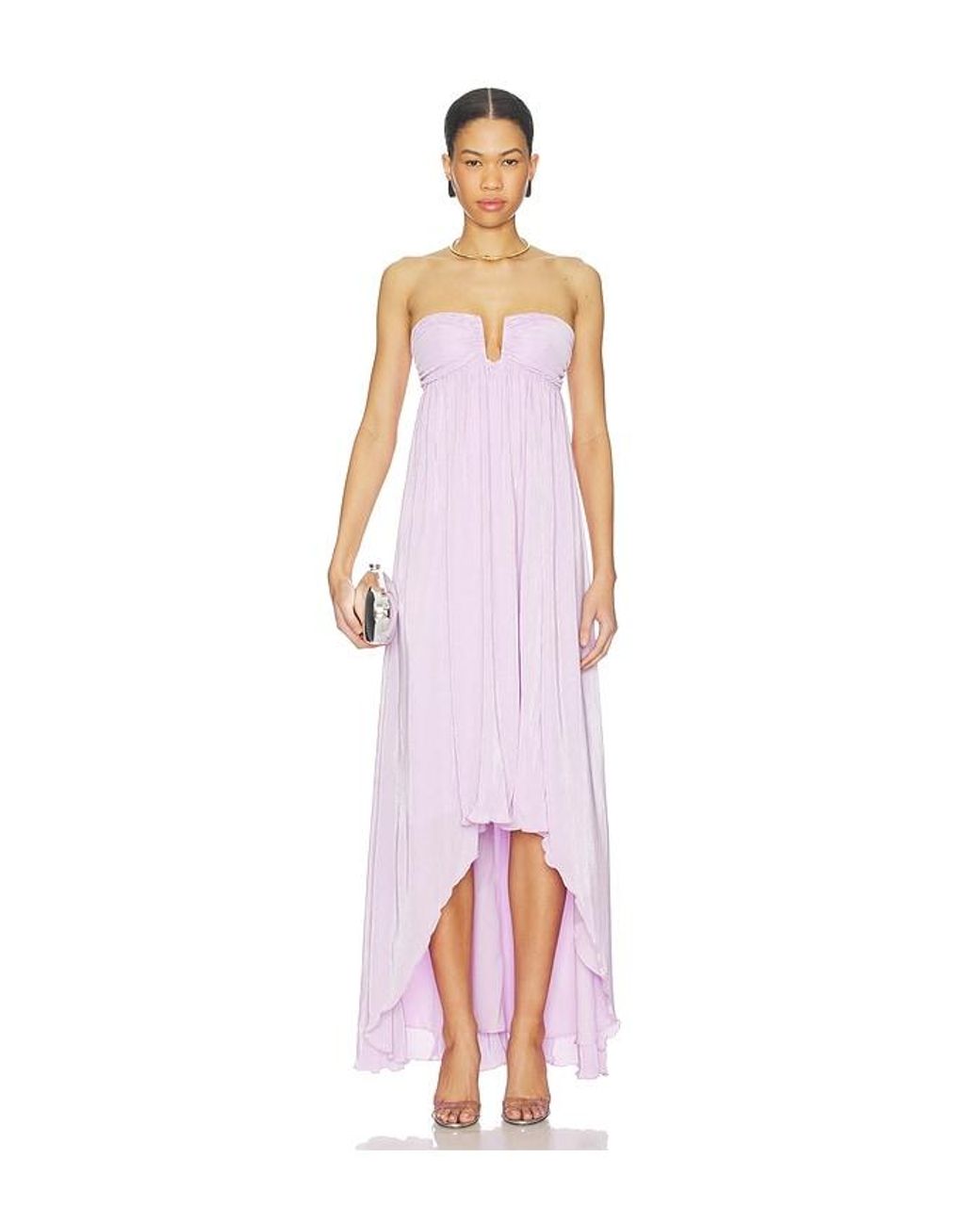 Lovers + Friends White Amelie Gown