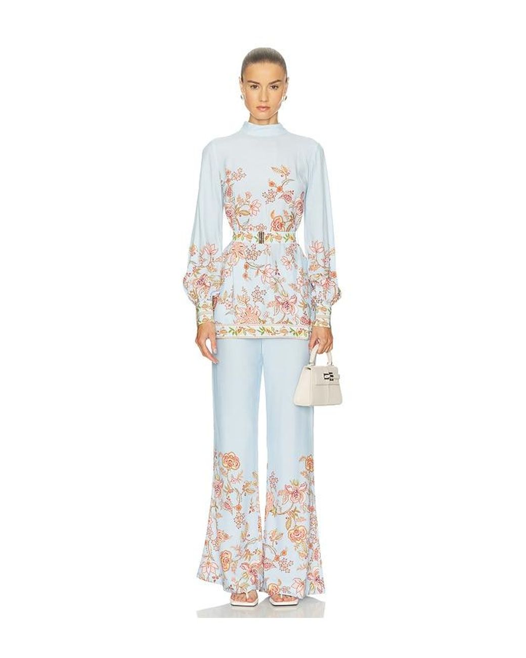 Hemant & Nandita Blue Wide Leg Pants