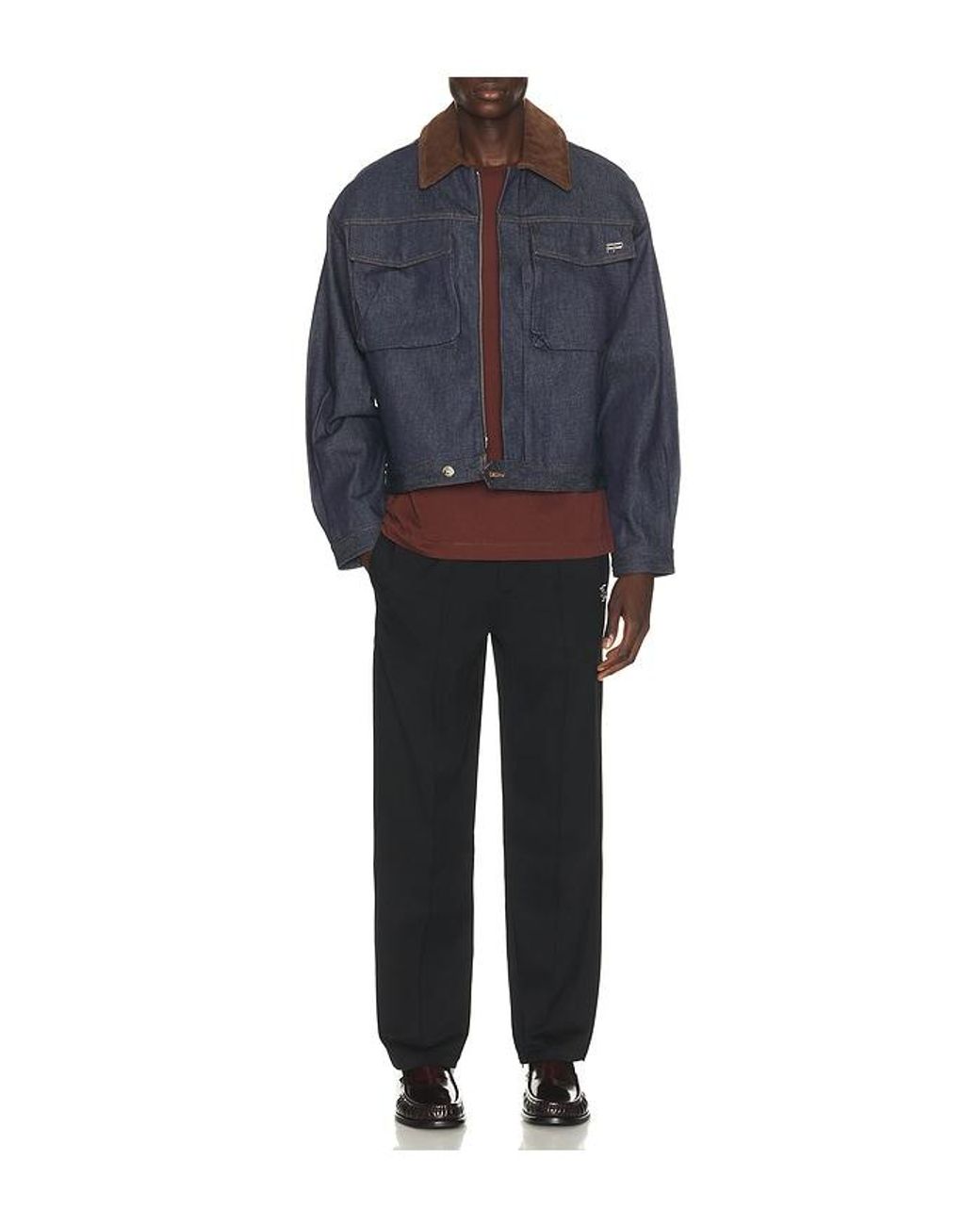 Filling Pieces Blue Denim Jacket for men