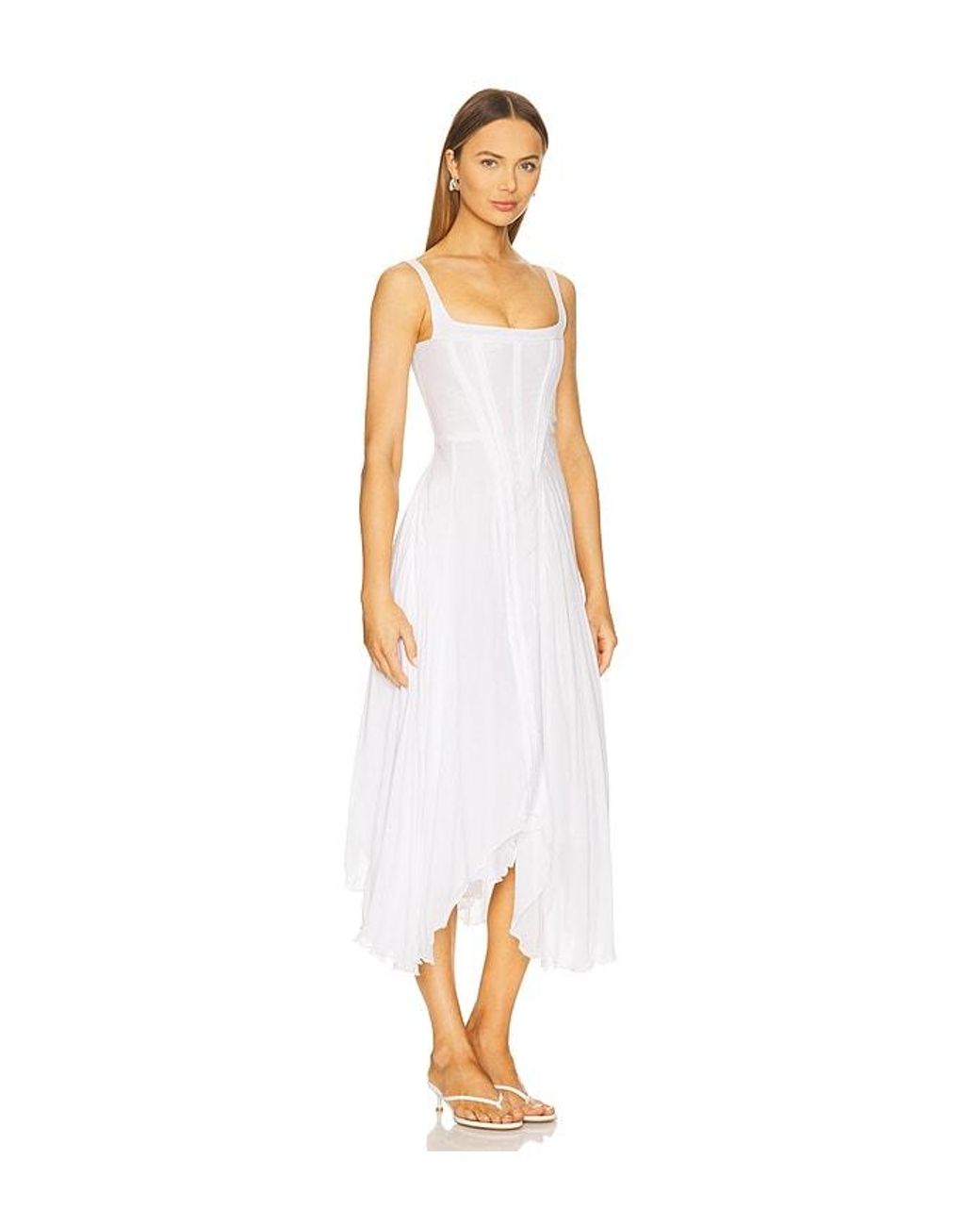 Urban Outfitters White Honey Moon Dress