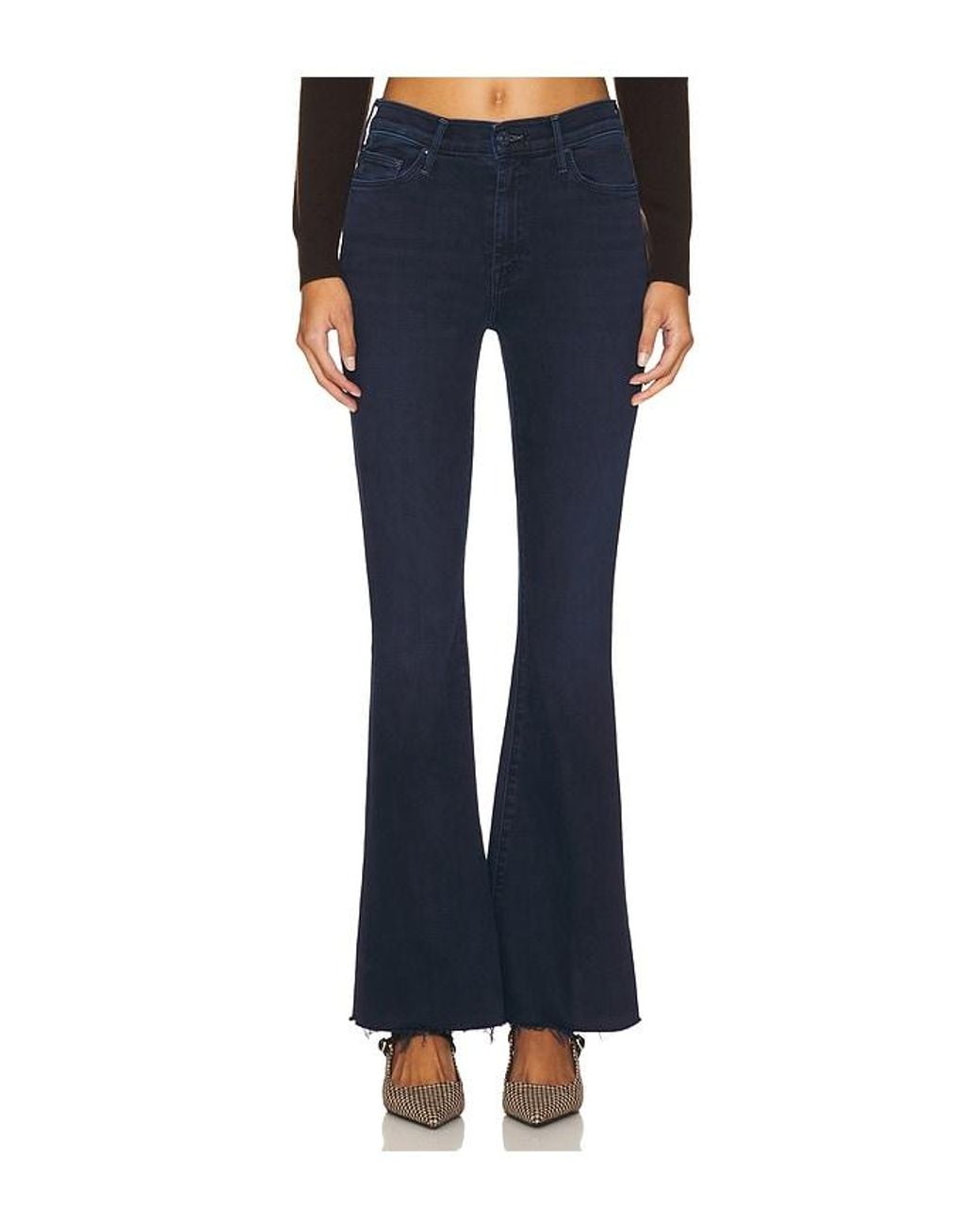 Mother Blue The Weekend Fray Jeans