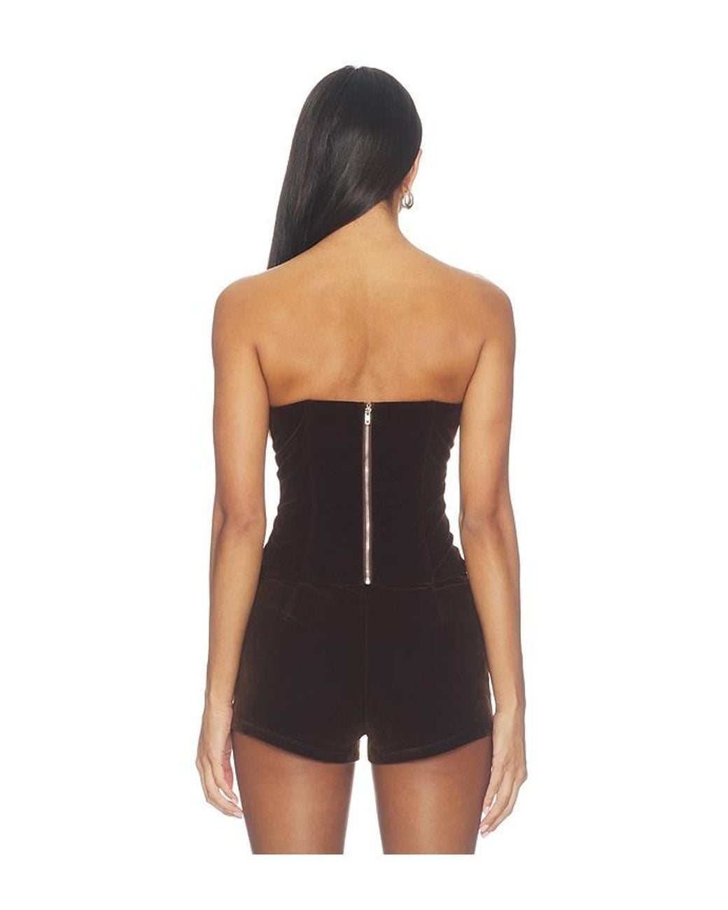 superdown Black Eva Sweetheart Top