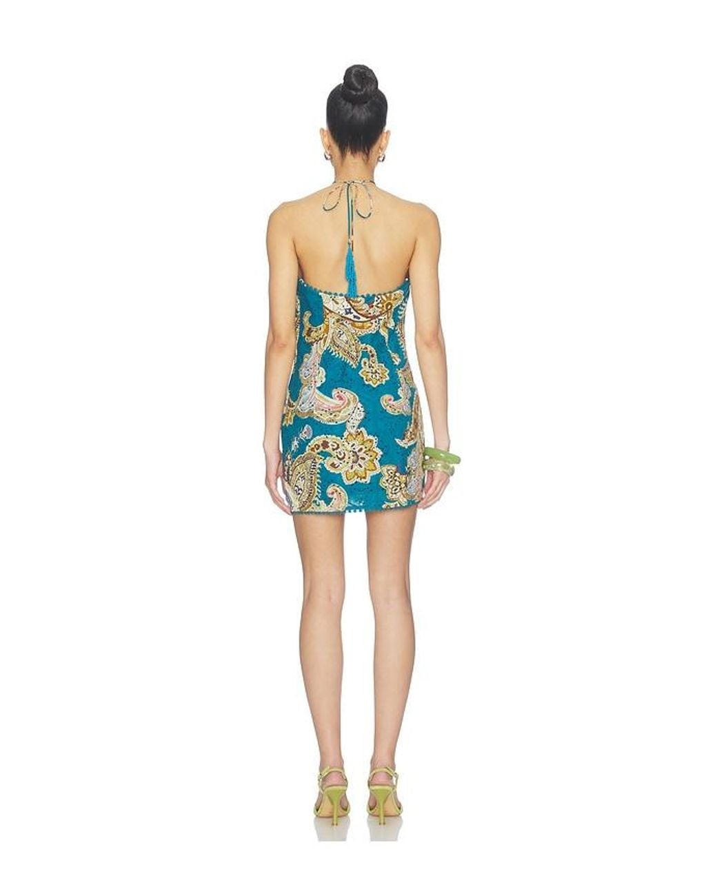 Hemant & Nandita Blue X Revolve X Revolve Silhouette Mini Dress