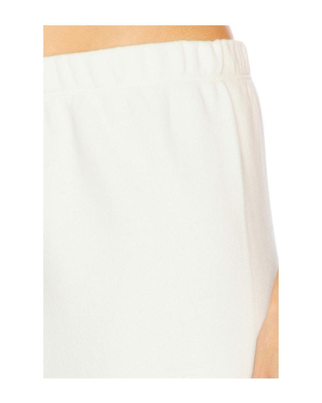 ÉTERNE White Straight Leg Sweatpant