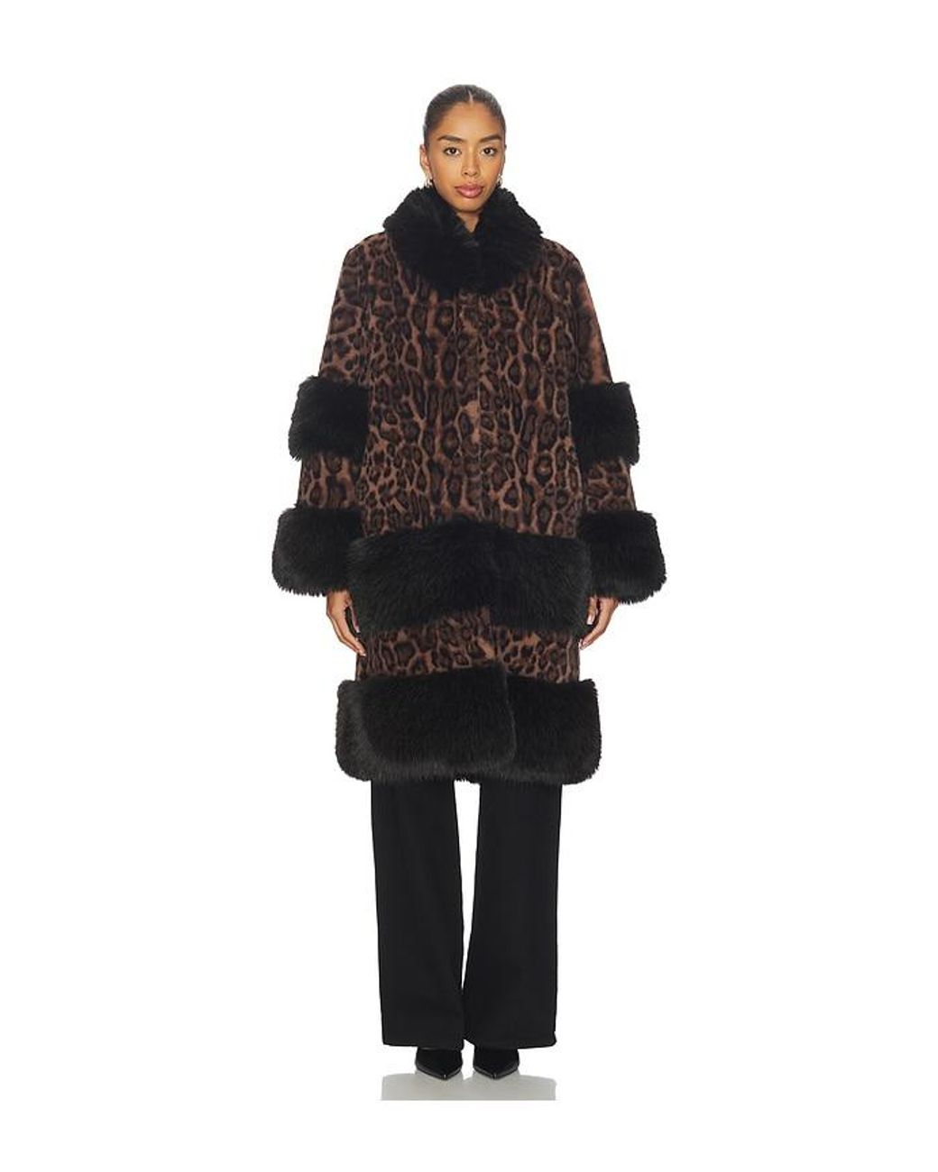 Adrienne Landau Black Suzie Coat