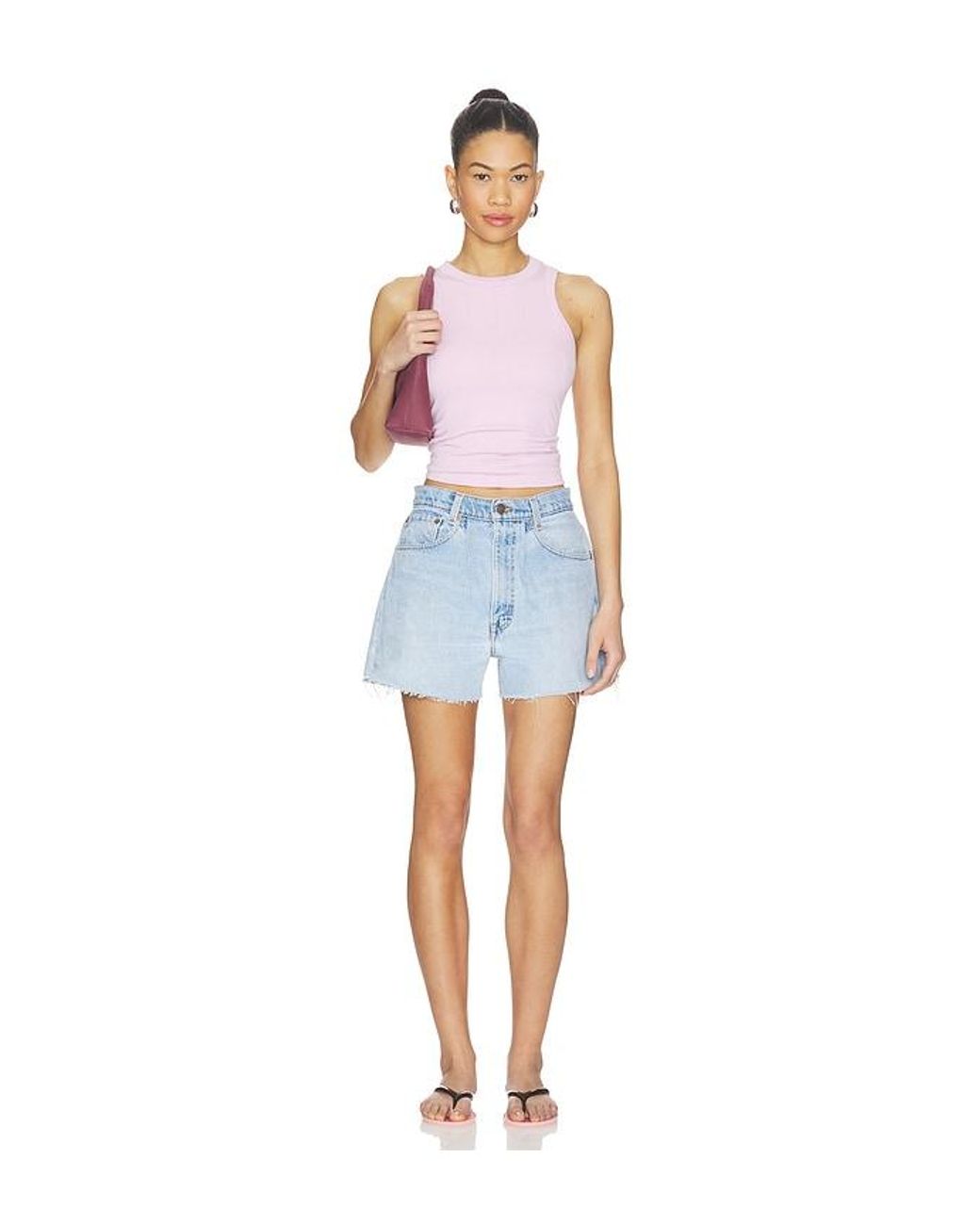 Free People White So Soft Seamless Modal Tank