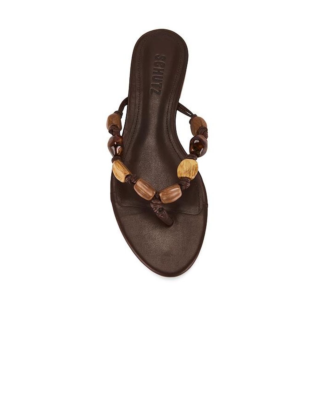 SCHUTZ SHOES Brown X Revolve Sapphire Sandal
