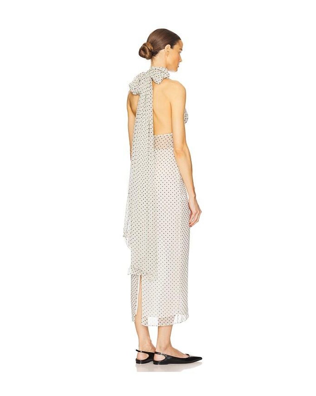 Helsa White The Scarf Dress