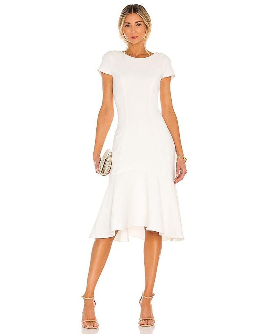 Amanda Uprichard White Evalina Dress