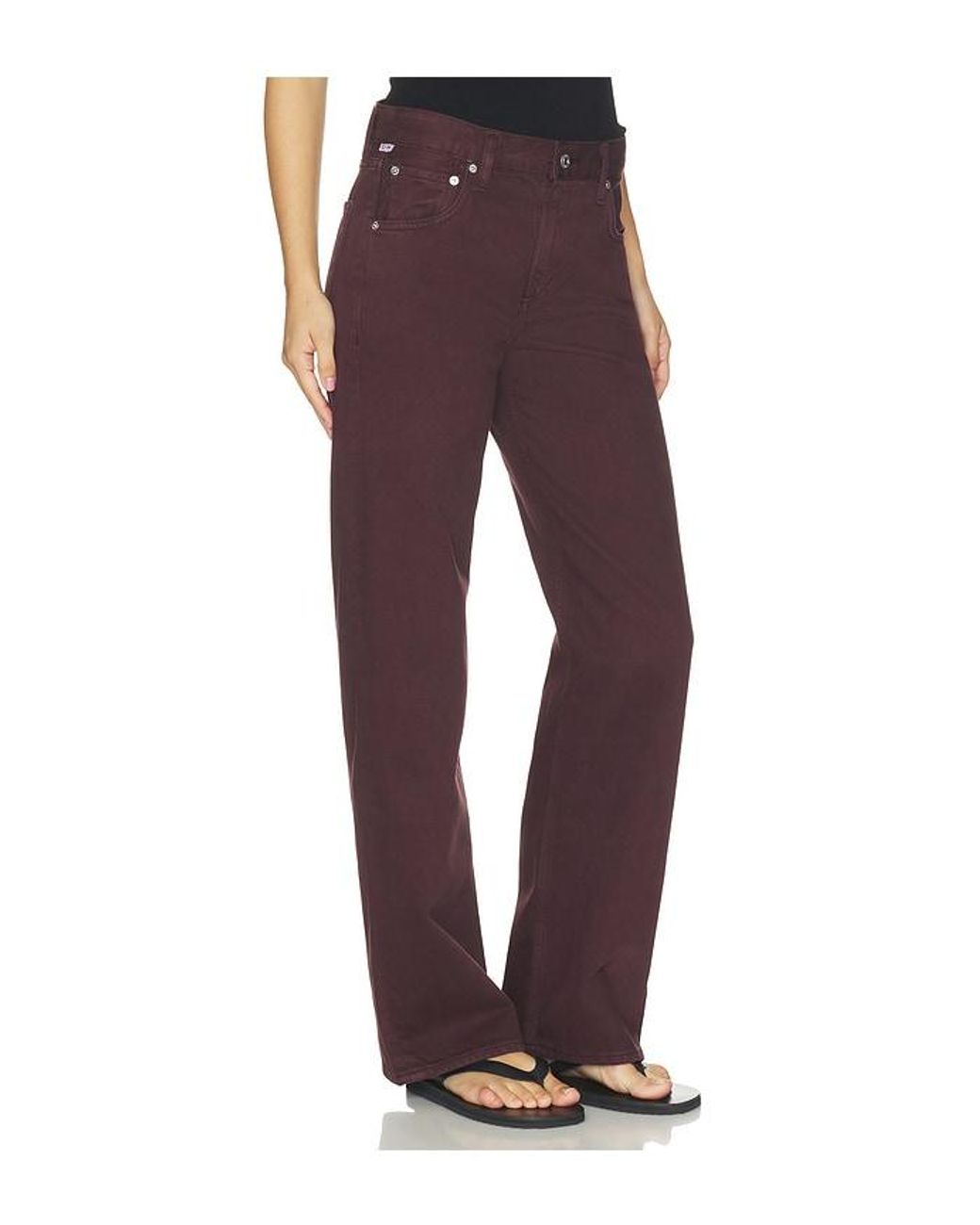 Citizens of Humanity Red Lindz Easy Straight Jean