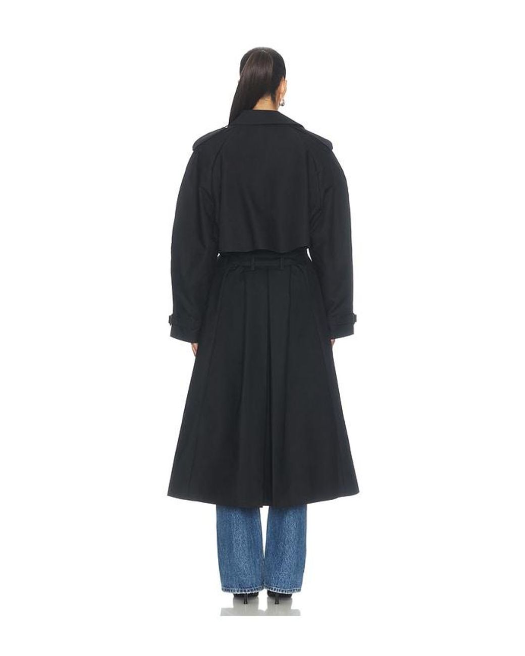 Anine Bing Blue Pascale Maxi Trench