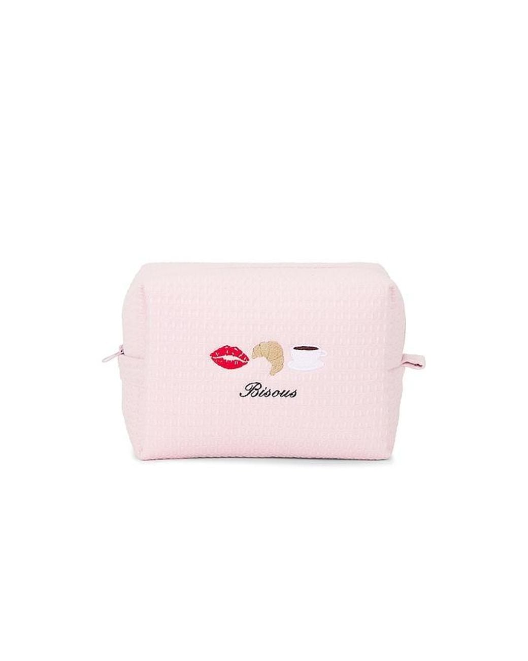 Abode Pink Bisous Waffle Pouch