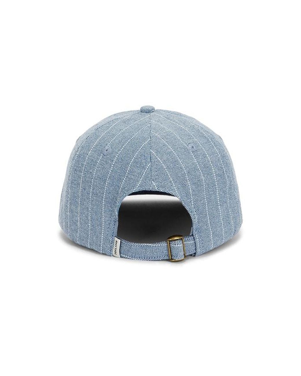 Rhythm Blue Essential Pin Stripe Denim Cap for men