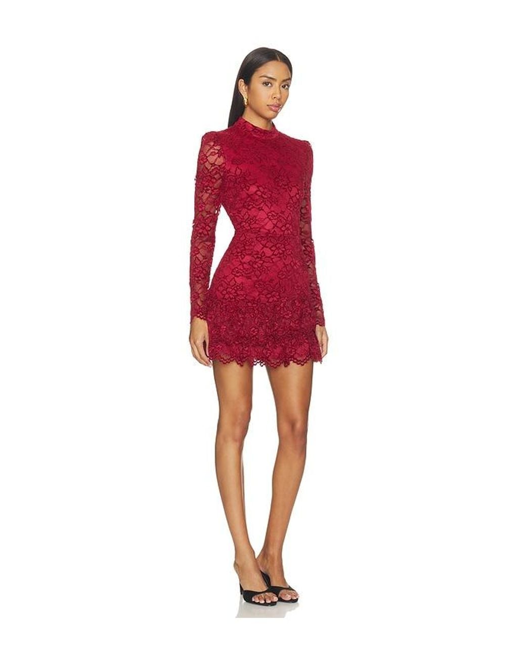 Yumi Kim Red Rumi Mini Dress