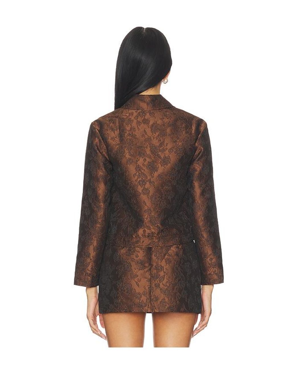 Amanda Uprichard Brown X Revolve Preston Jacket