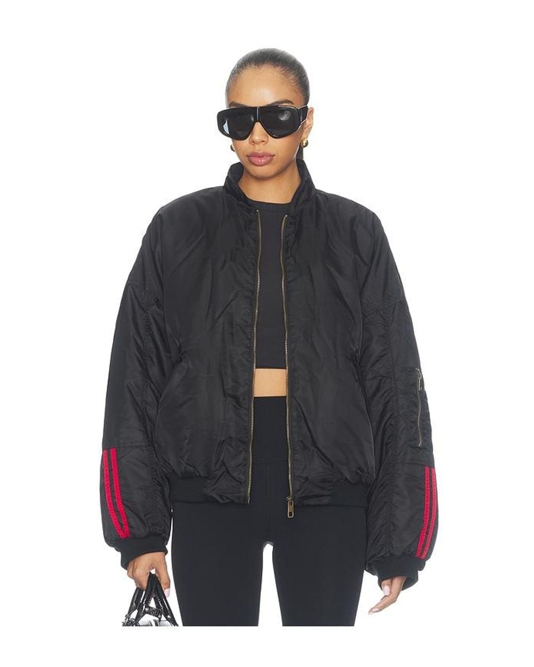 Lioness Black Bloom Bomber Jacket