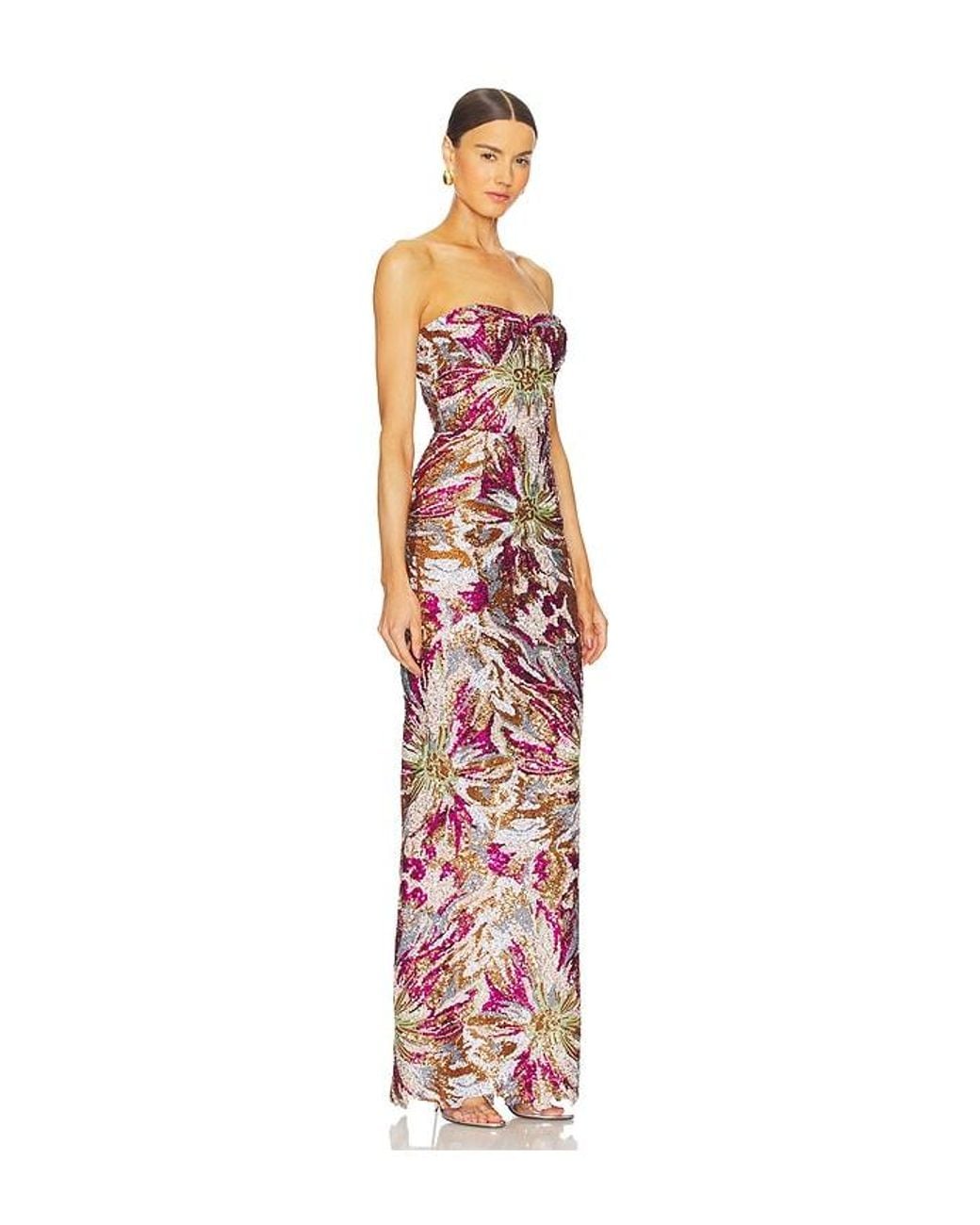 Bronx and Banco White Dahlia Maxi Dress