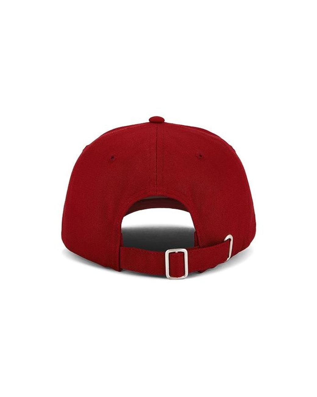 FAVORITE DAUGHTER Red The Script Logo Baseball Cap