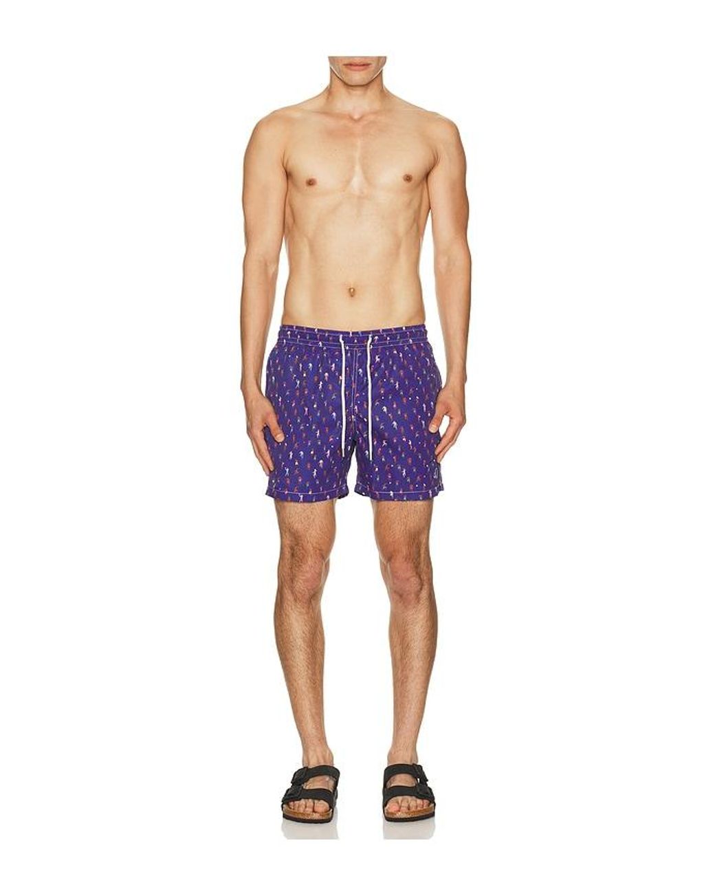 ARRELS Barcelona Blue Altinha X Malika Favre Exclusive Swim Shorts for men