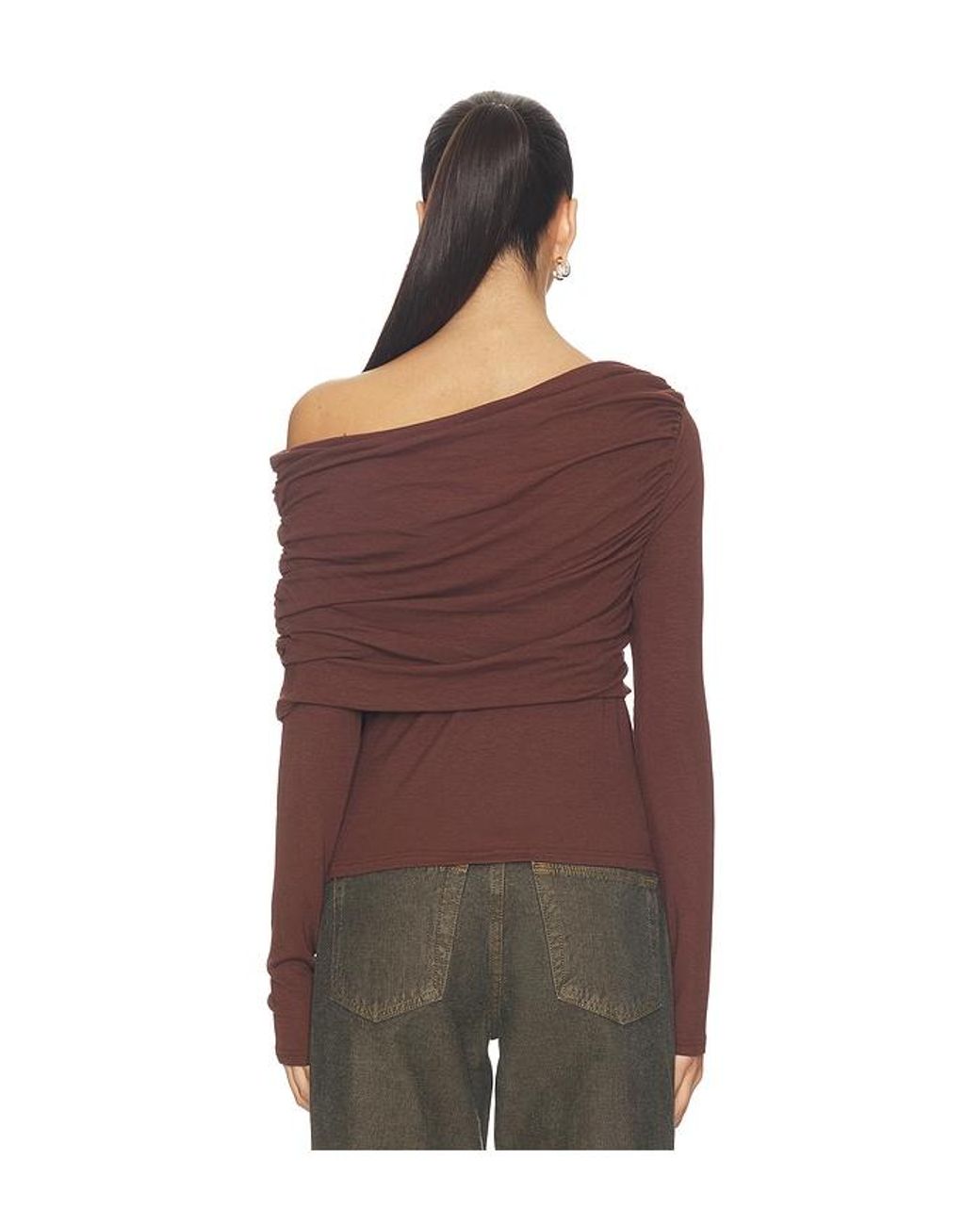 SNDY'S Red Strick-Top Reena