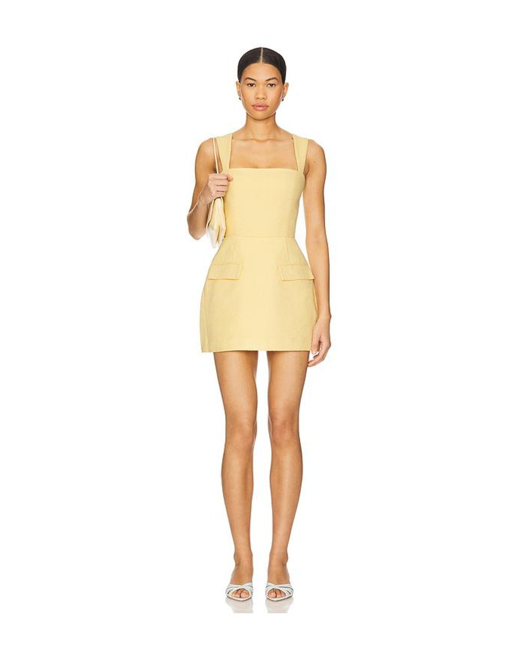 Amanda Uprichard Natural X Revolve Bethany Skort Romper