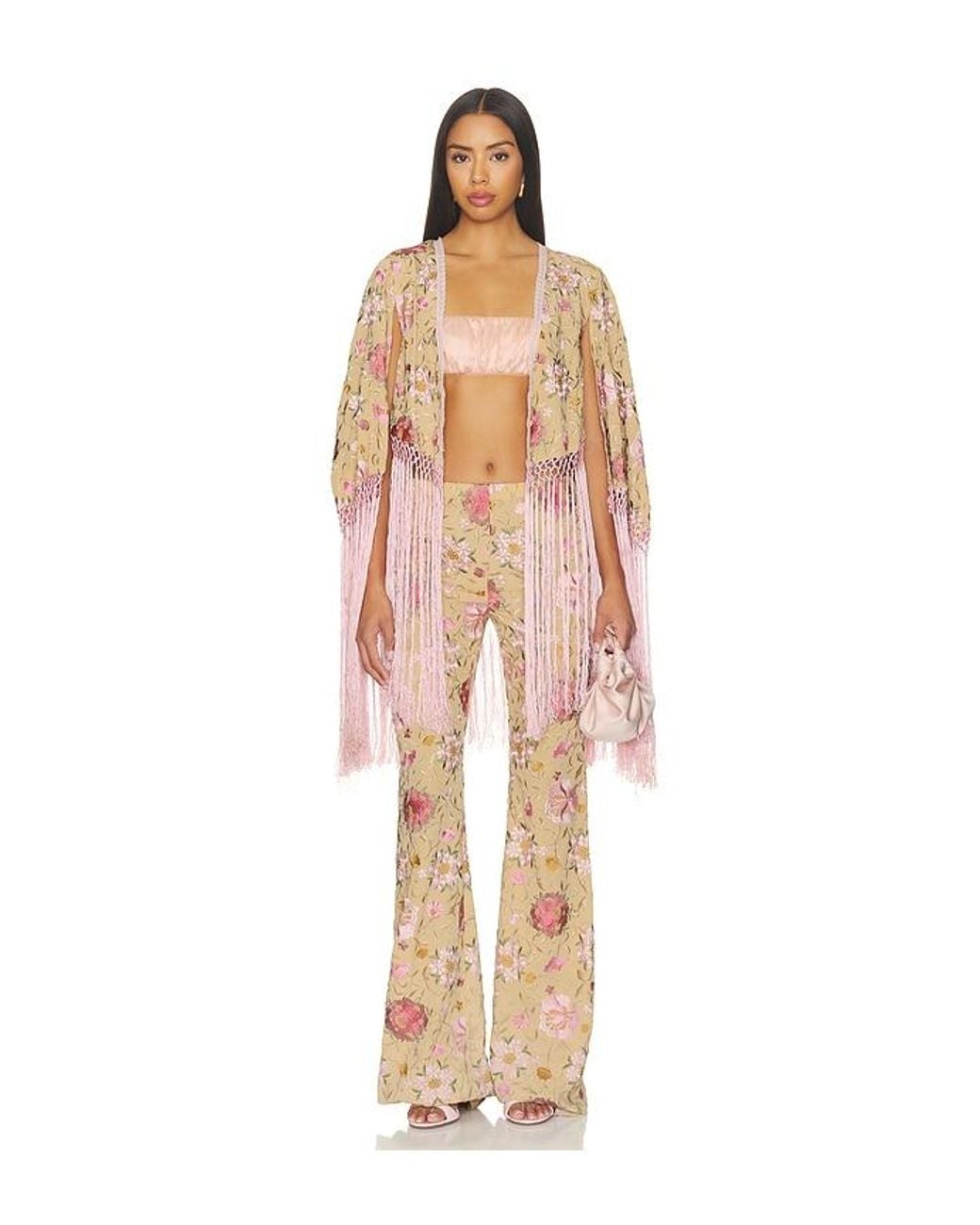 LoveShackFancy Natural Janae Pant