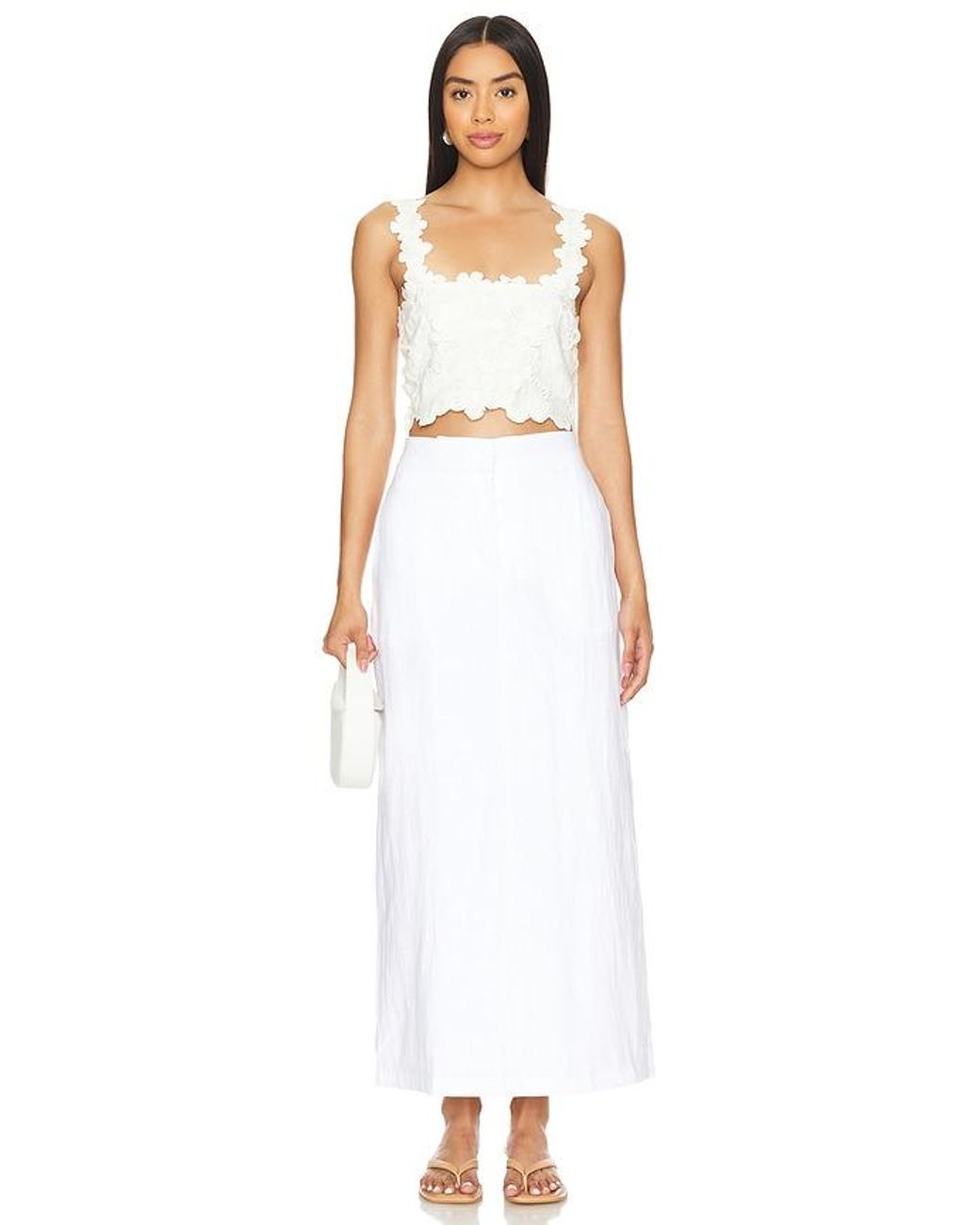 Kimmy Top En Color Blanco Talla (También En M, Xl) Tularosa de color White
