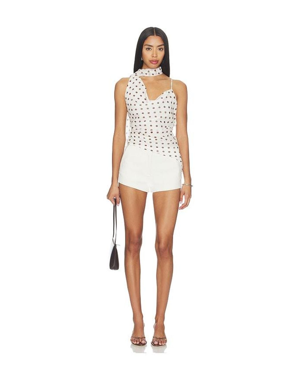 Astr White Adrie Top
