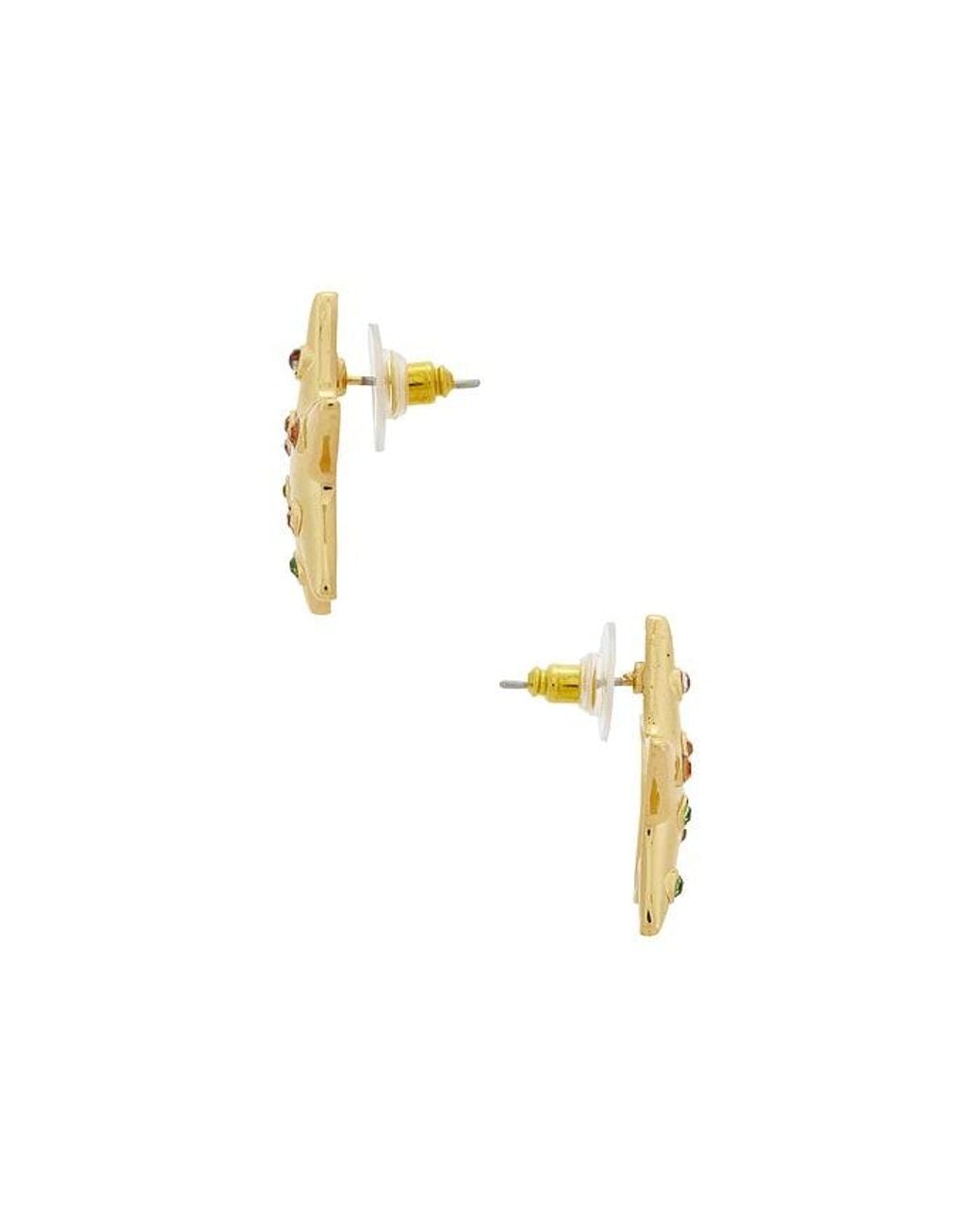 petit moments Metallic Small Sea Star Earrings