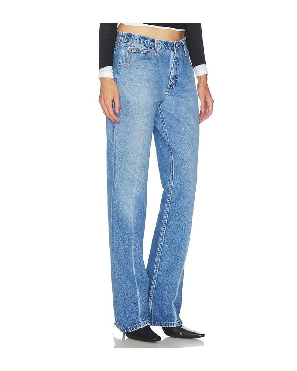 aligrace Blue The Sloane Bootcut Jean