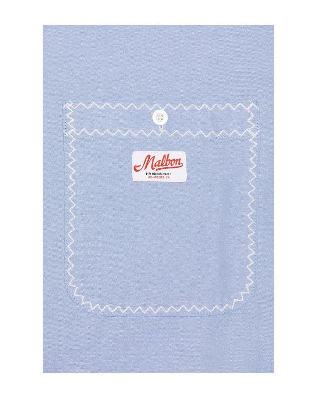 Malbon Hemd Benchmark in Blue für Herren