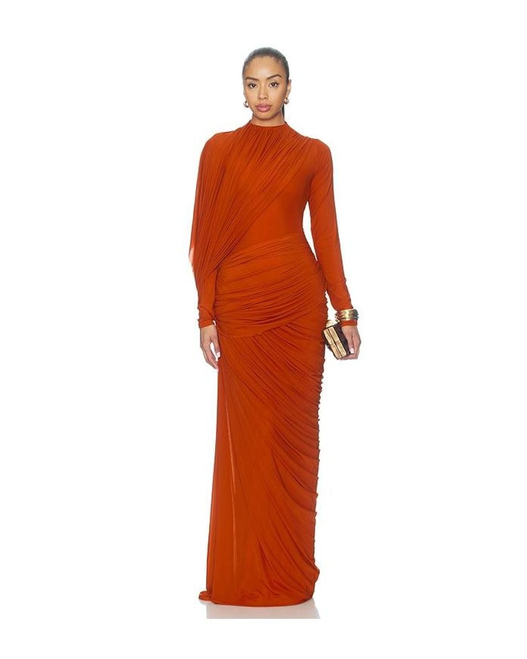 Deme by Gabriella Orange Suzie Dress