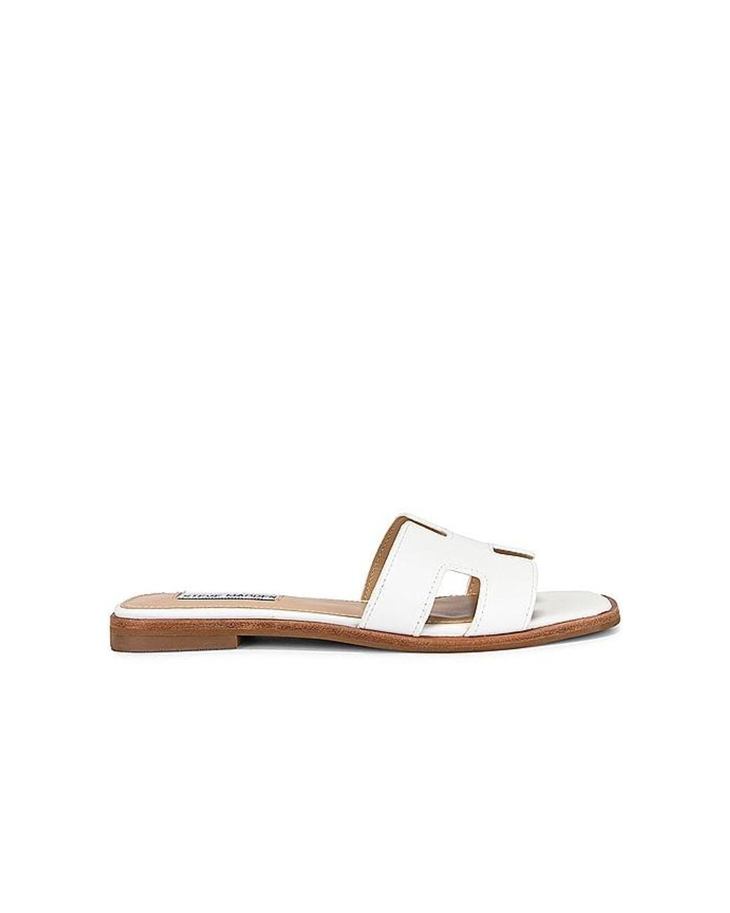 Steve Madden White Sandale Hadyn