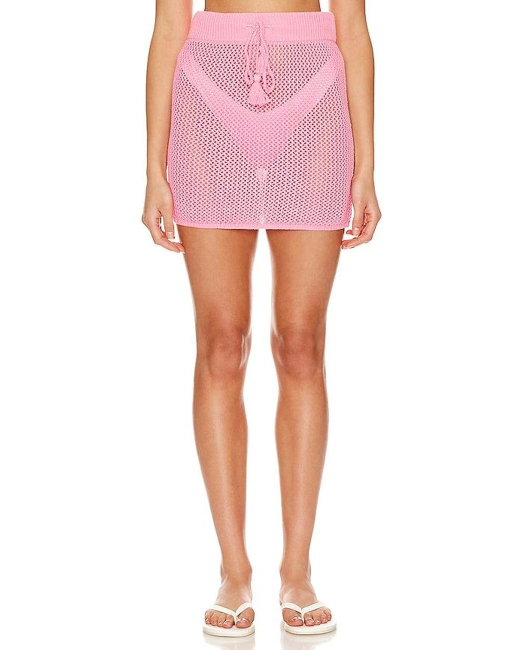 A top clear skirt