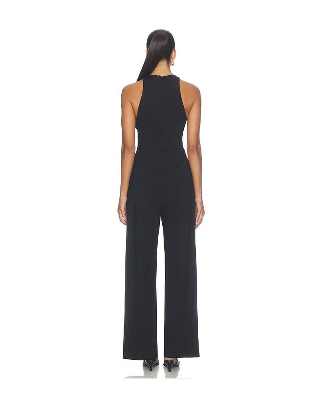 Susana Monaco Blue Cross Front Jumpsuit