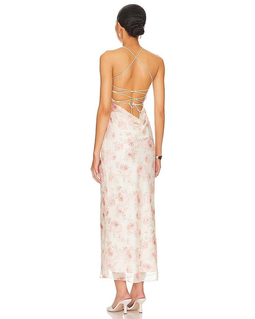 MORE TO COME White Gabriela Maxi Dress
