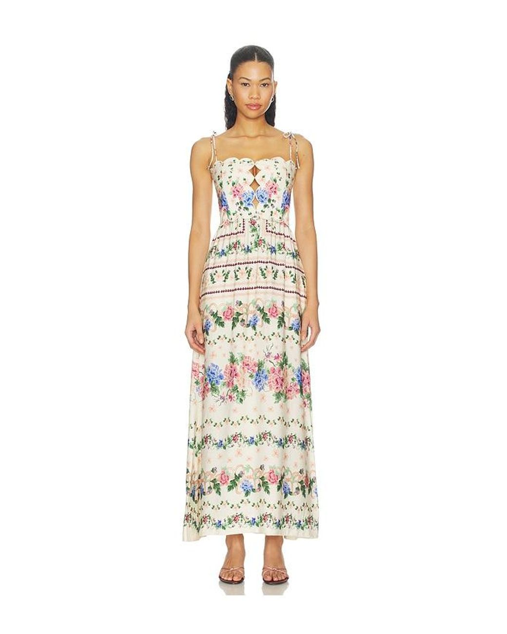 Agua Bendita White Julia Ivy Dress