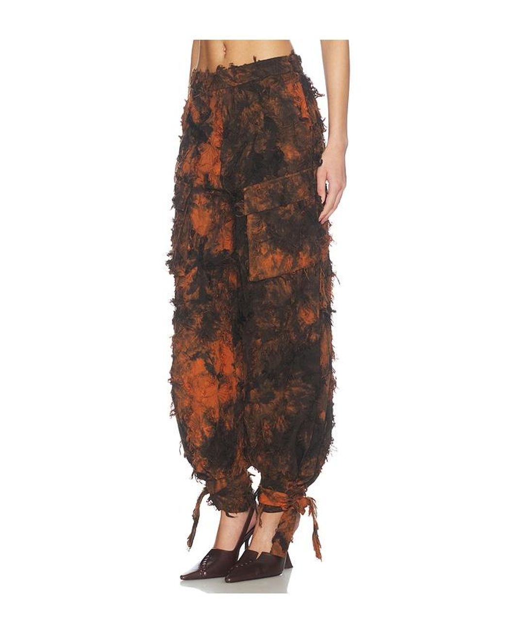 Kim Shui Multicolor Burnt Pant