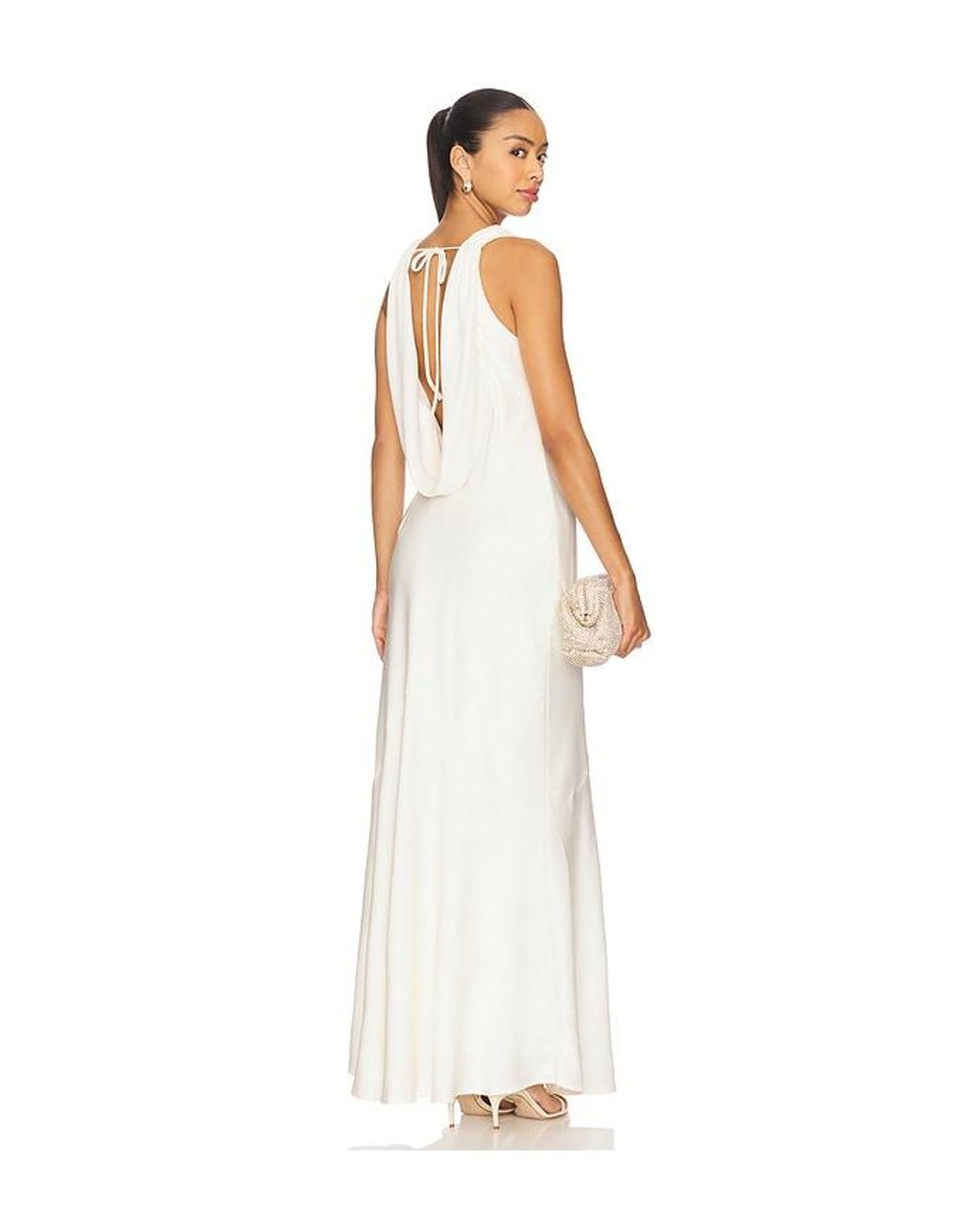 Runaway the Label White Gabriella Maxi Dress