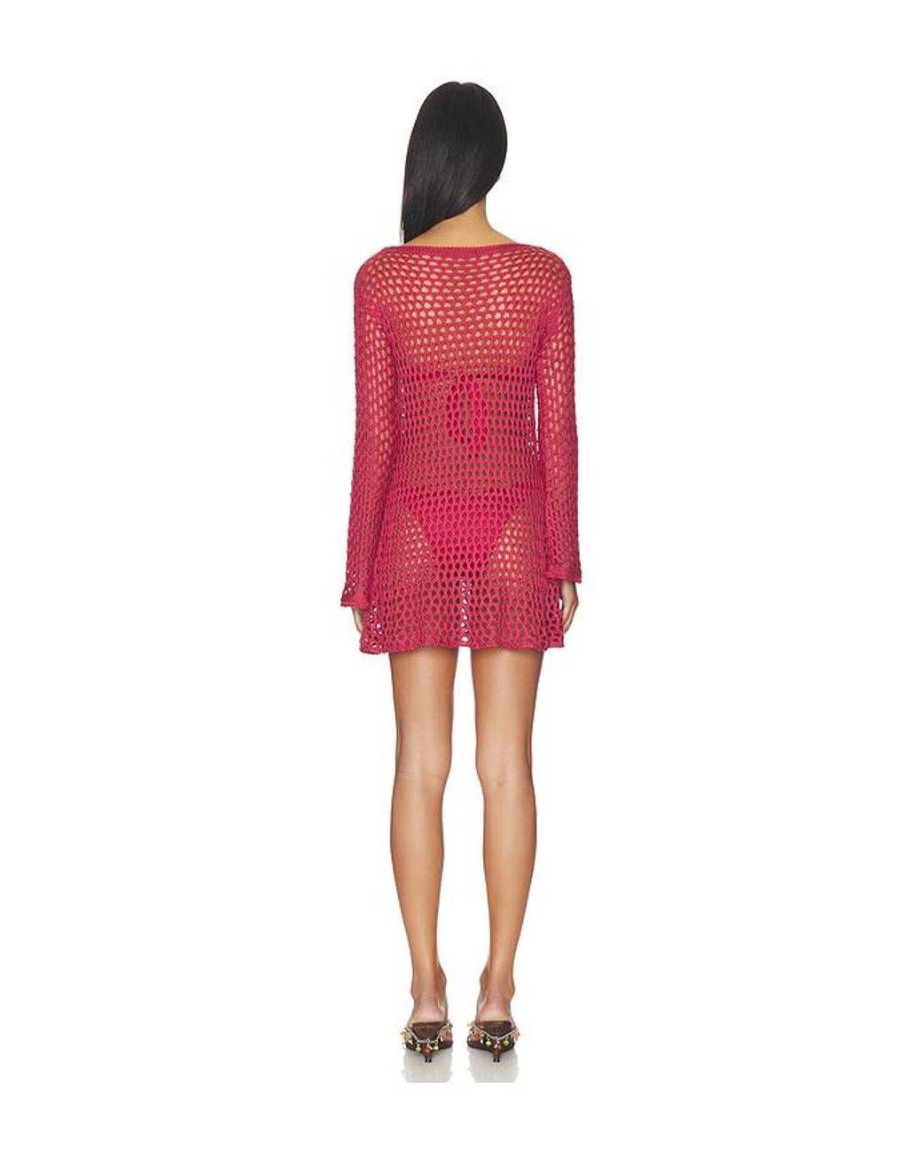 ViX Red Belle Short Cover Up